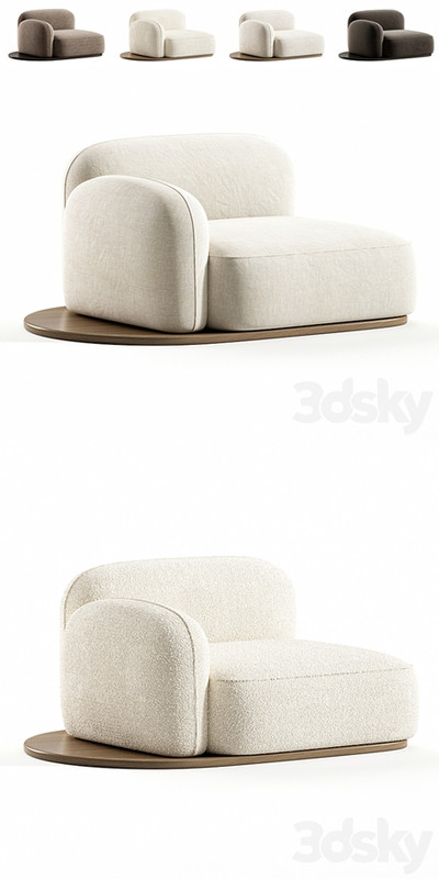 Faial One Armed Lounge Chair